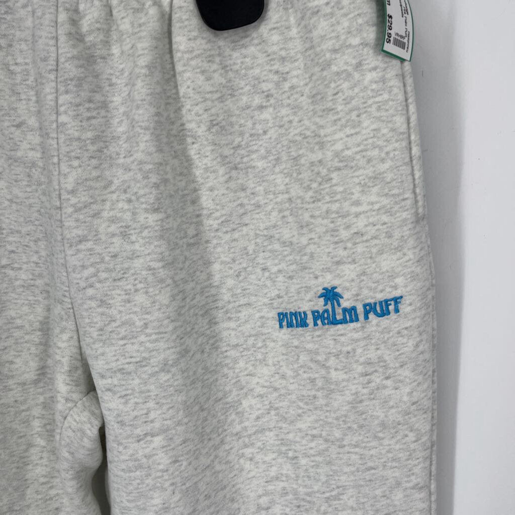 Pink Palm Puff Sweatpants