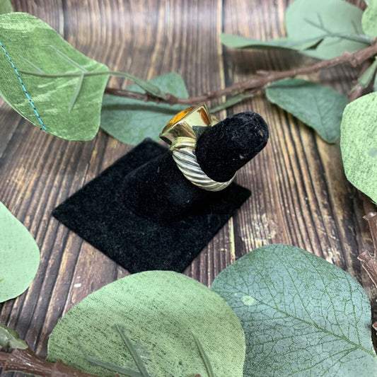 David Yurman Citrine Noblesse Ring AS IS