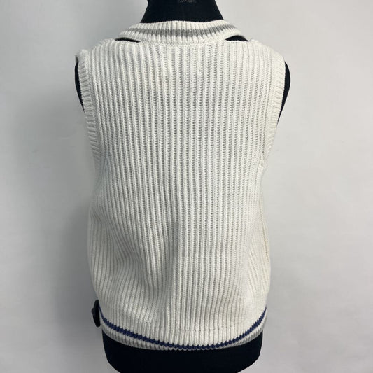 Stitches + Striped Sweater Vest