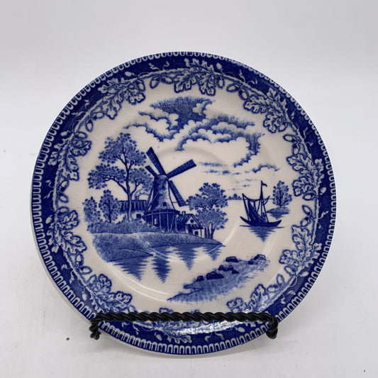 Underglaze Windmill Cup & Saucer