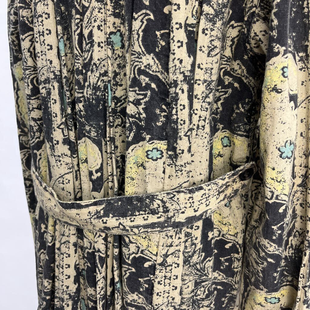 FP Floral-Paisley Duster Trench Coat