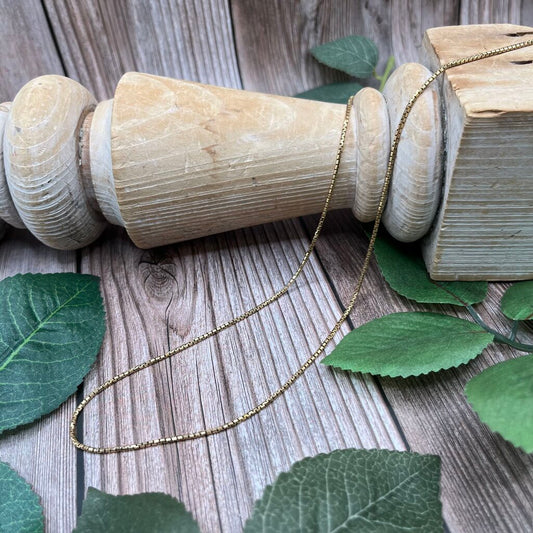 14k YG Boston Chain Necklace