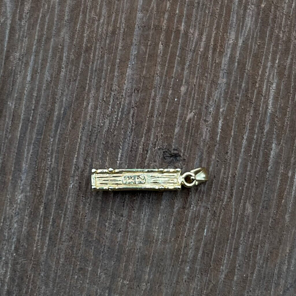 14k YG Golden Gate Bridge Pendant