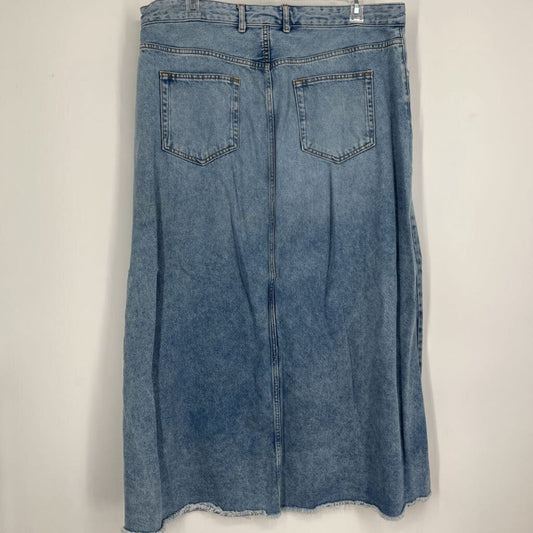 Pilcro denim maxi Skirt