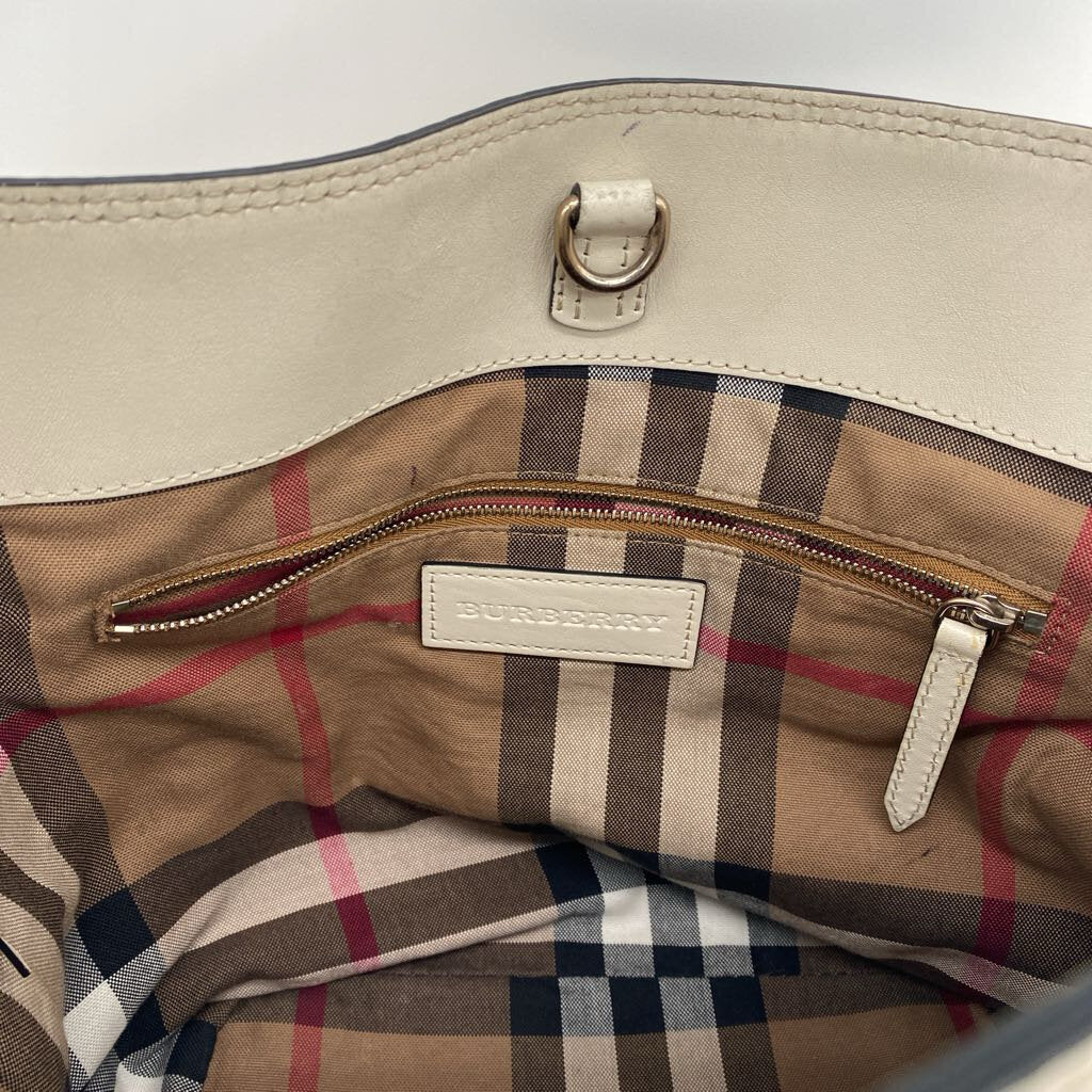 Burberry Leather Hobo Bag