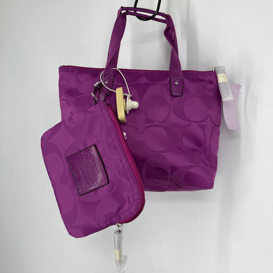 Coach 2pc Monogran Handbag