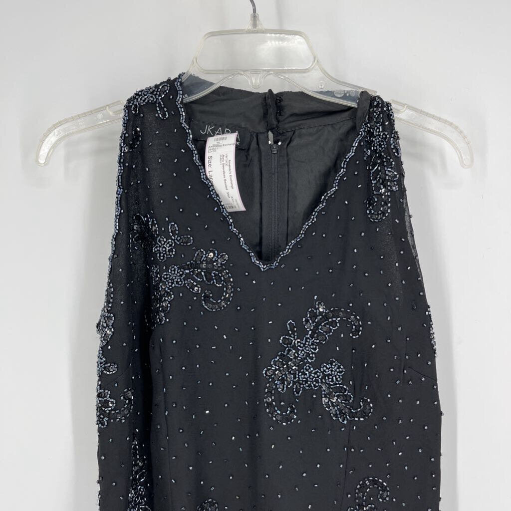 Jkara Sleeveless Beaded Shirt