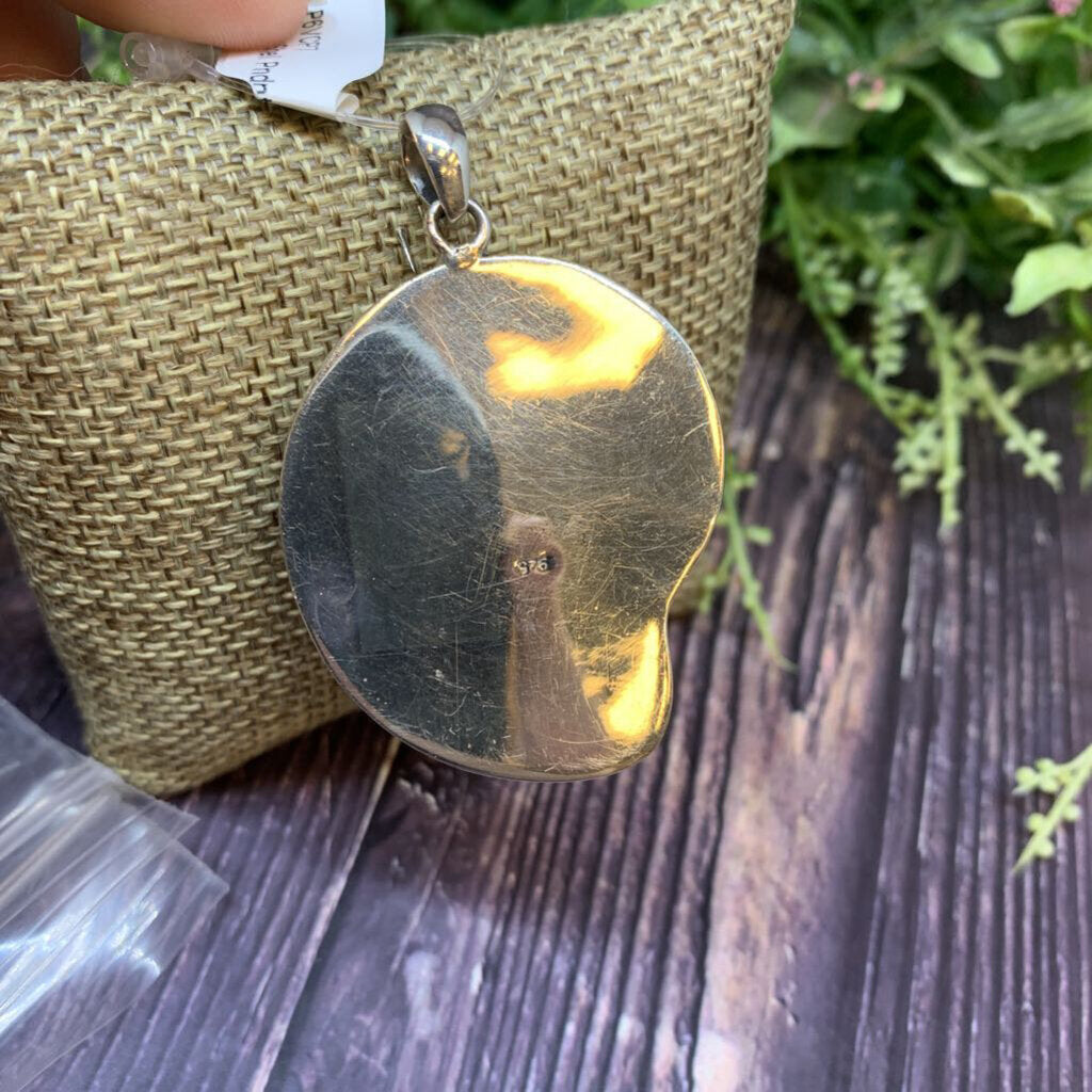 Sterling Nautilus Shell Pendant