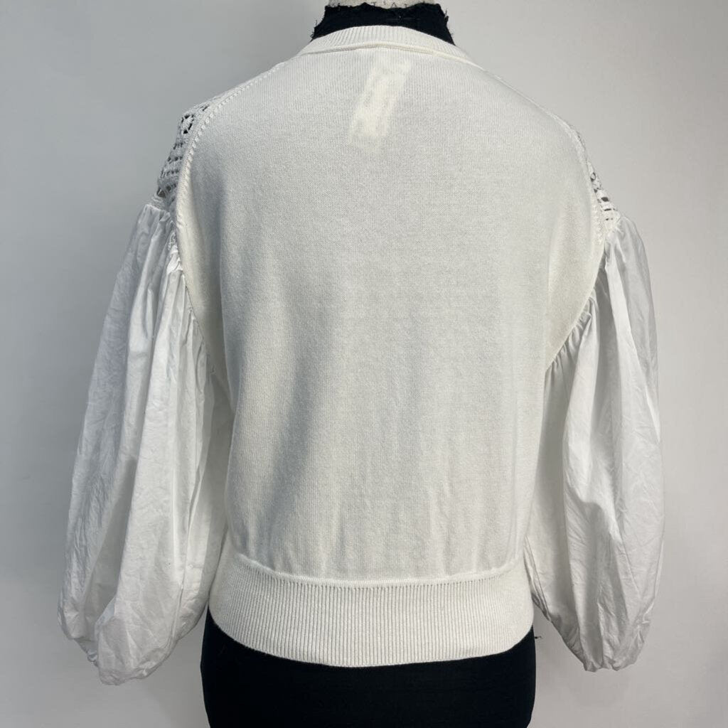 All Saints crochet knit Sweater