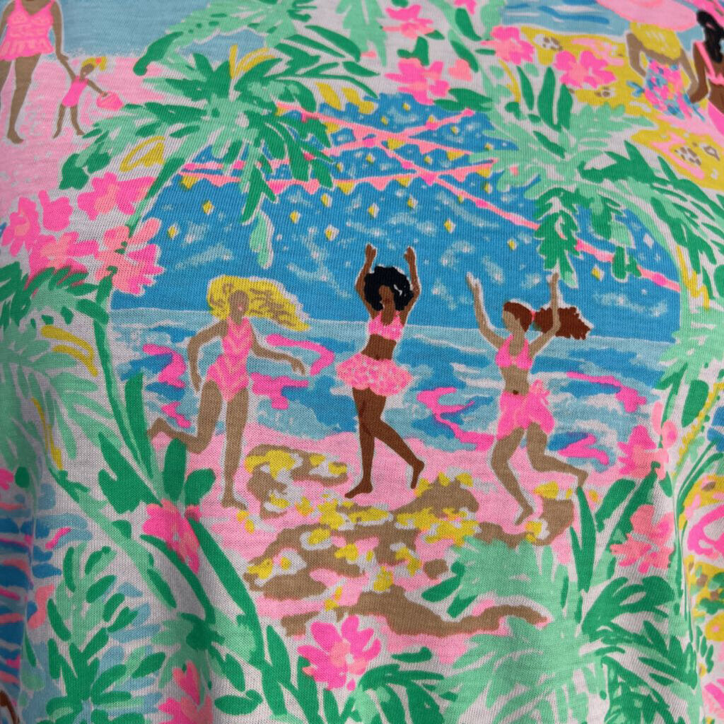 Lilly Pulitzer 3/4 Slv Print Dress