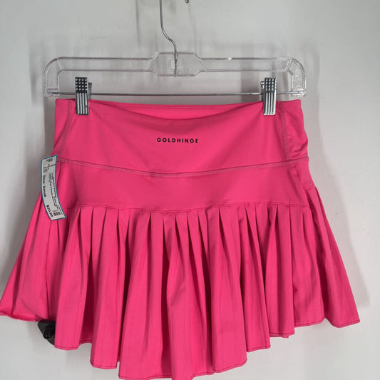 Golden Hinge Pleated Skort