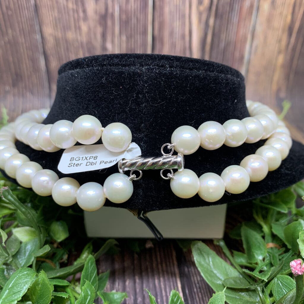 Pearl Double Strand Necklace