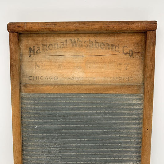 Wood & Metal Washboard