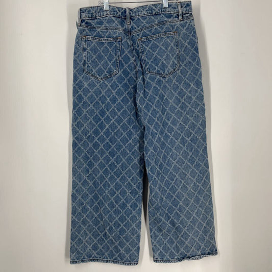 Loft Diamond Pattern Jeans