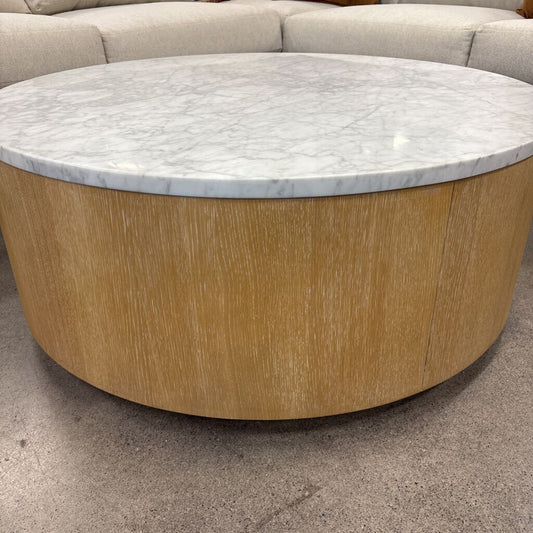 Drum-Style Coffee Table