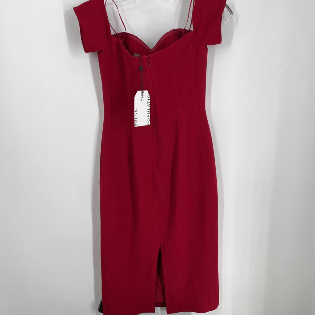 Dress the Population Off Shldr Dress