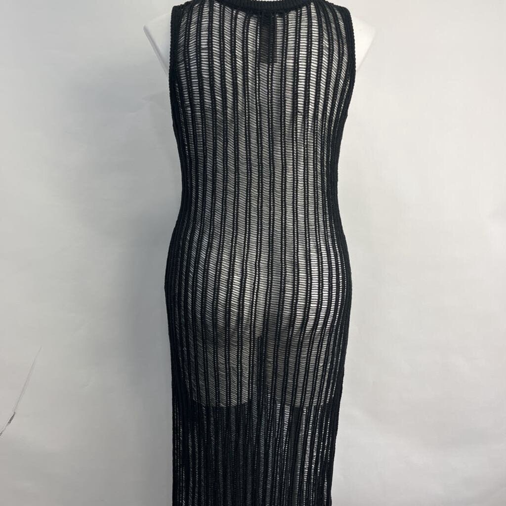 Cotton Candy Long Crochet Coverup