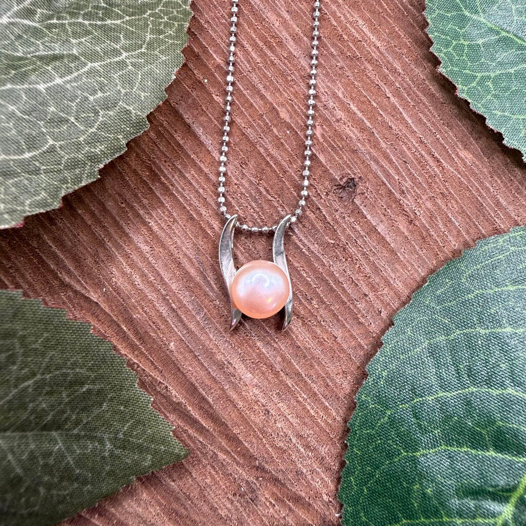 Ster Pearl Pndnt Ncklc