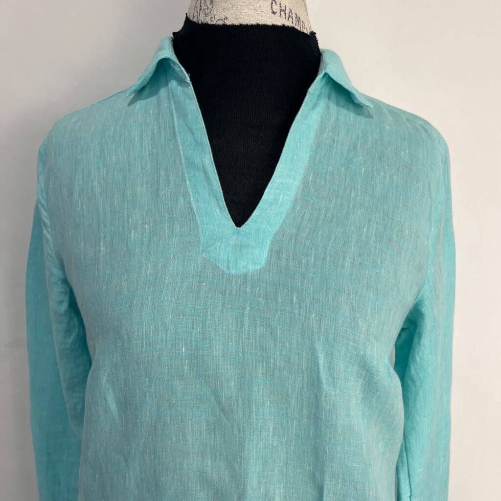 Talbots 3/4 Slv Linen Dress