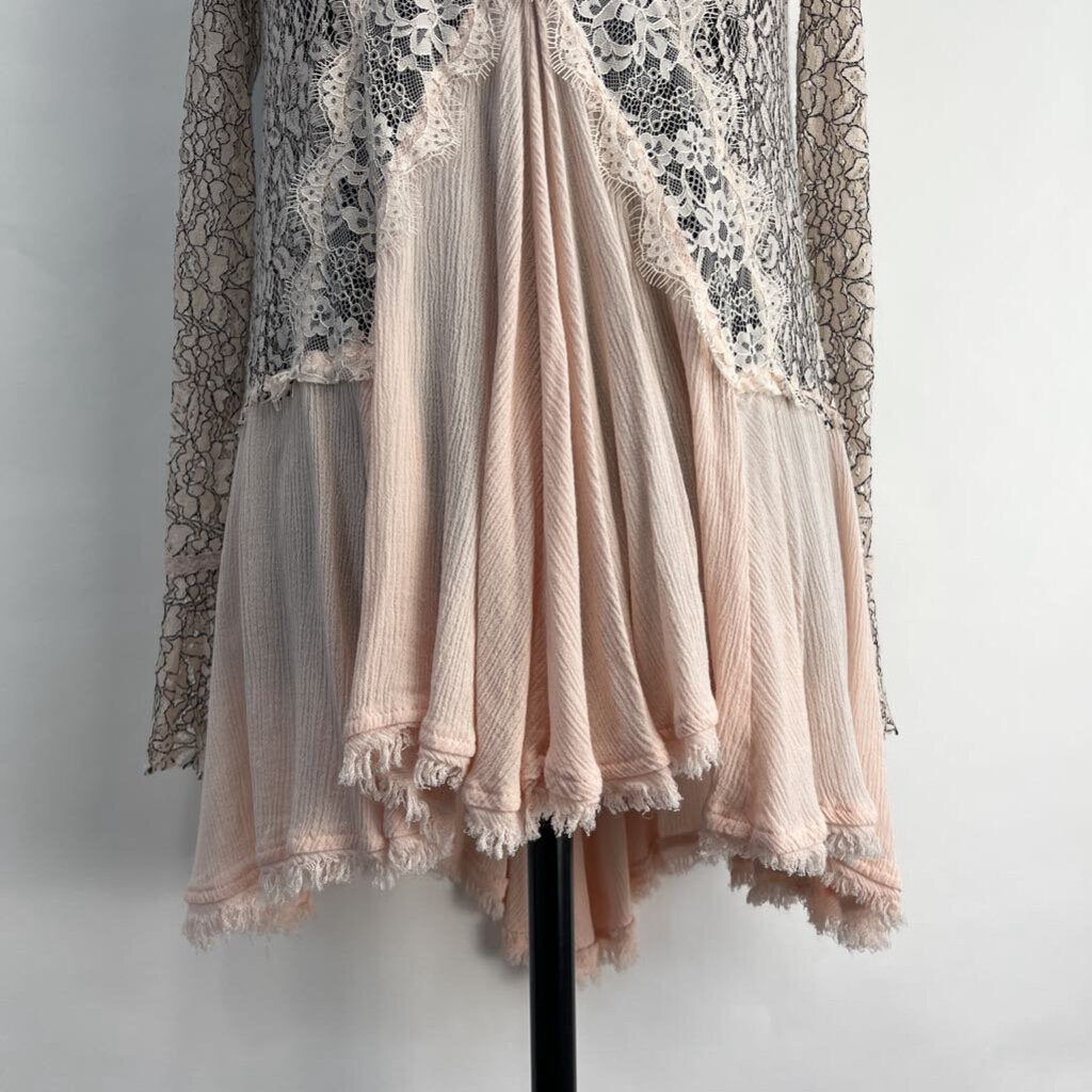 Free People L/s Lace Shirt