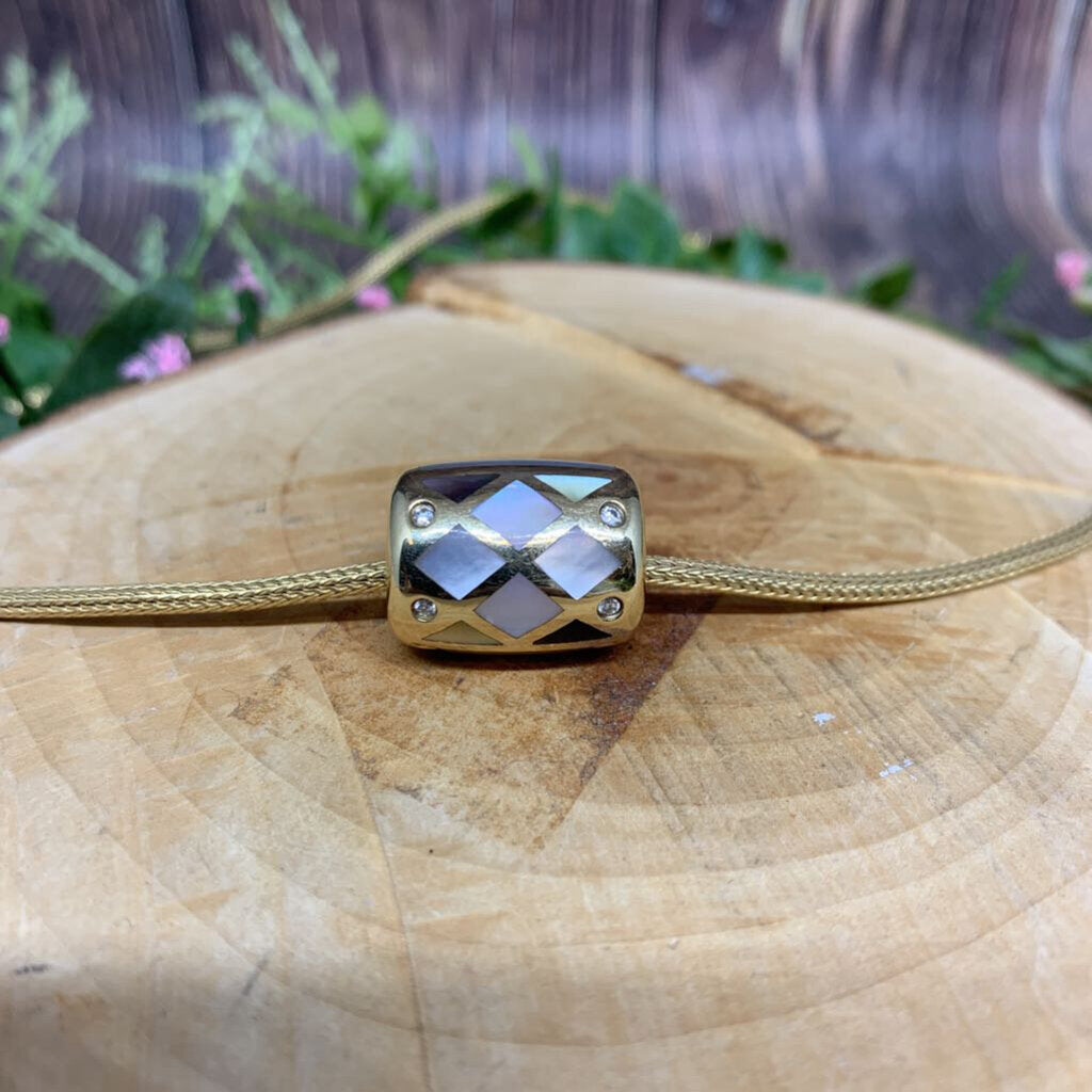14k & Mother of Pearl Necklace