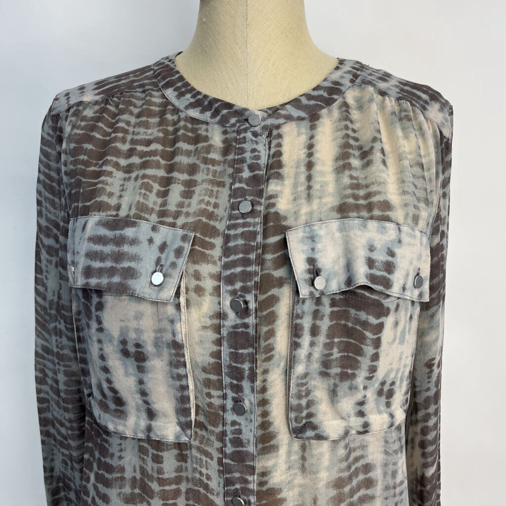 Mint Velvet Sheer Silk Shirt