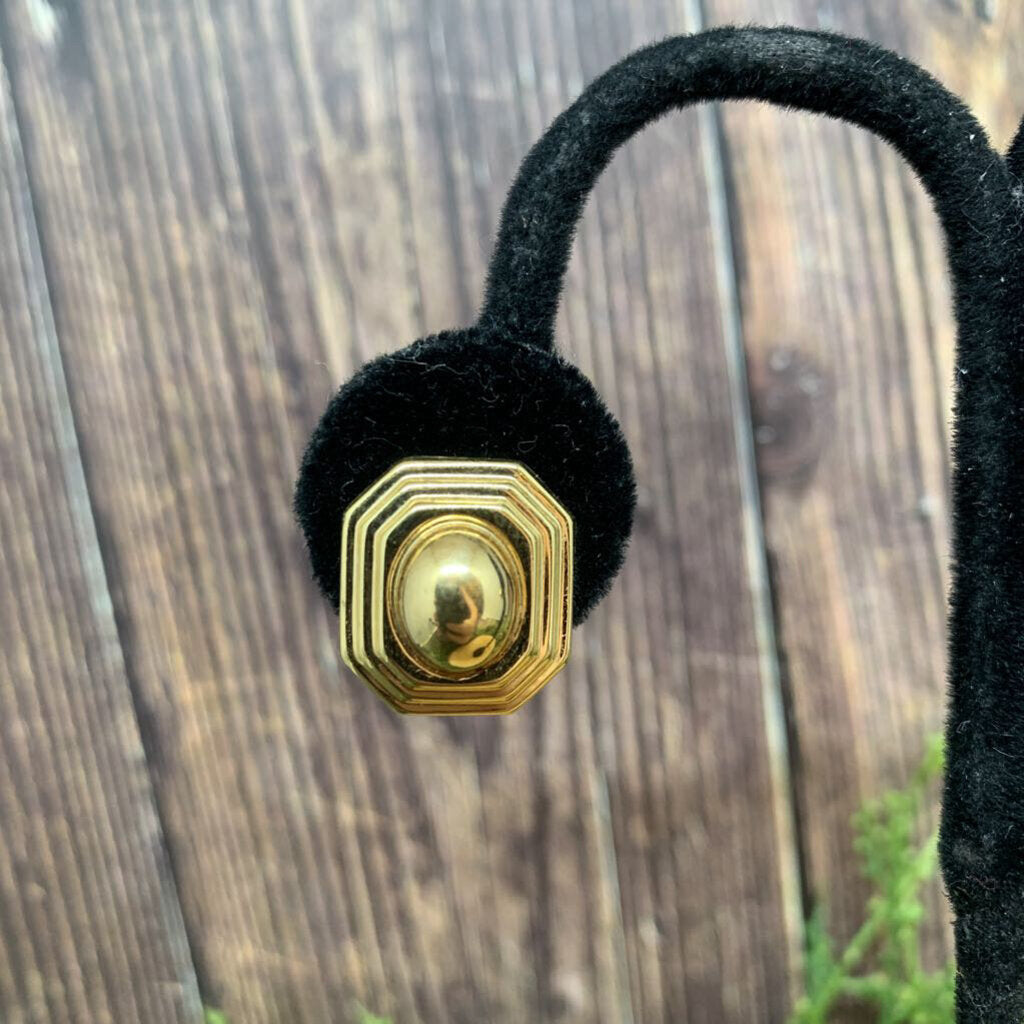 14k Octagon Earrings