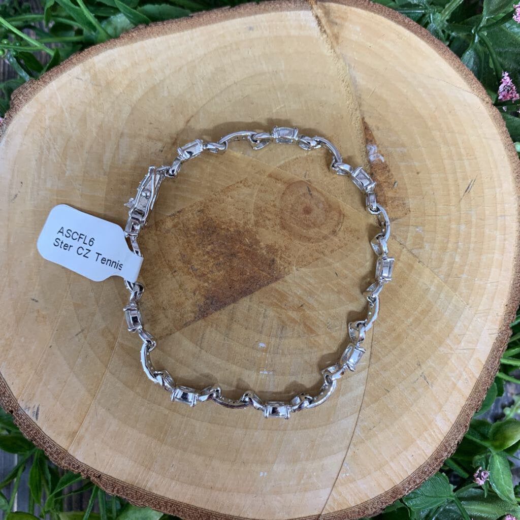 Sterling CZ Tennis Bracelet