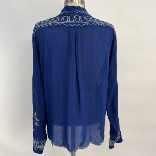 Johnny Was L/s Floral Shirt