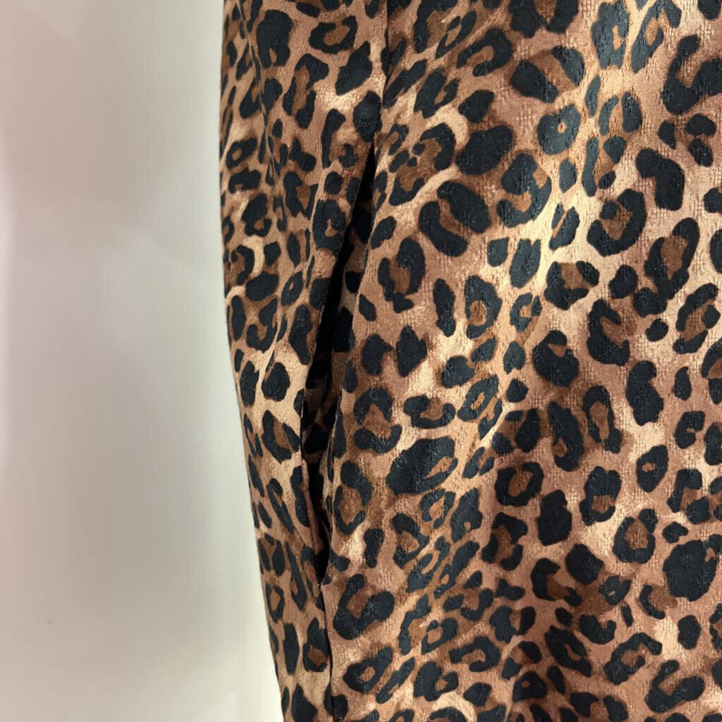 Evereve S/s Animal Print Dress