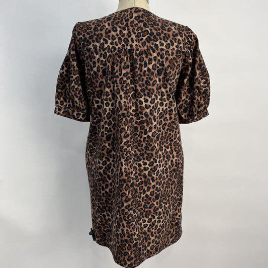 Evereve S/s Animal Print Dress