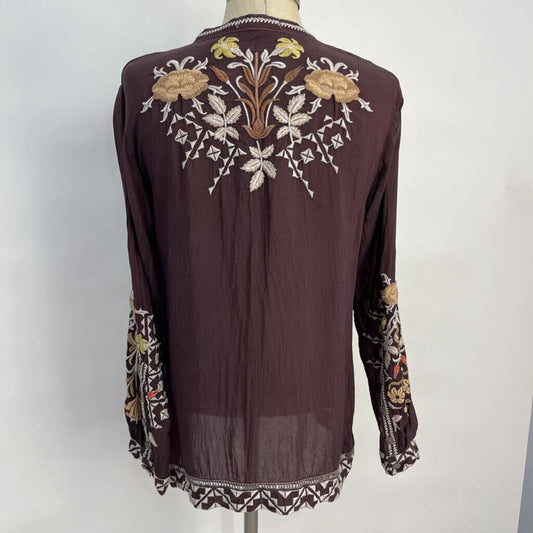 Johnny Was L/s Floral Shirt