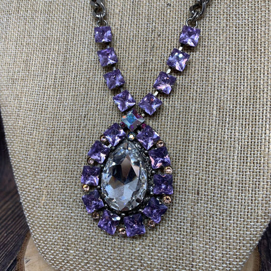 Sorelli Crystal Statement Necklace