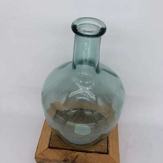 Glass Bulbous Vase