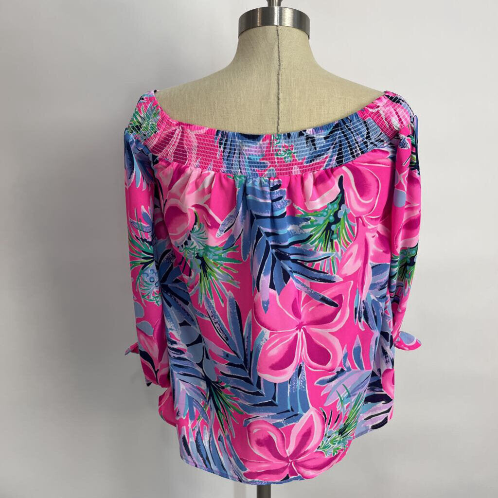 Lilly Pulitzer L/s Floral Shirt