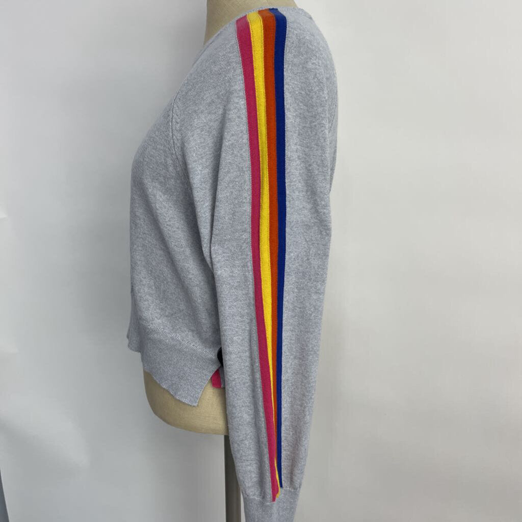Maeve Stripe Sleeve Sweater