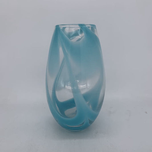 Glass Swirl Vase