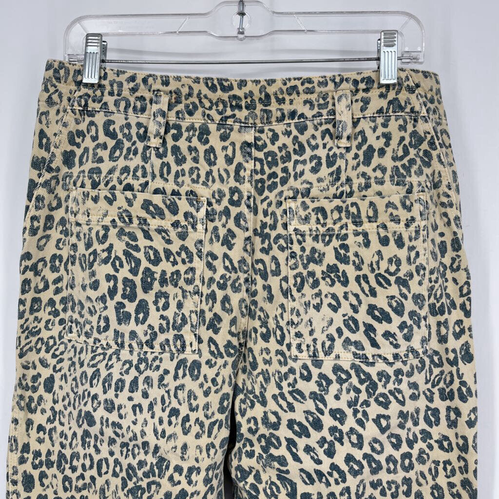 Pilcro Cheetah Print Jeans