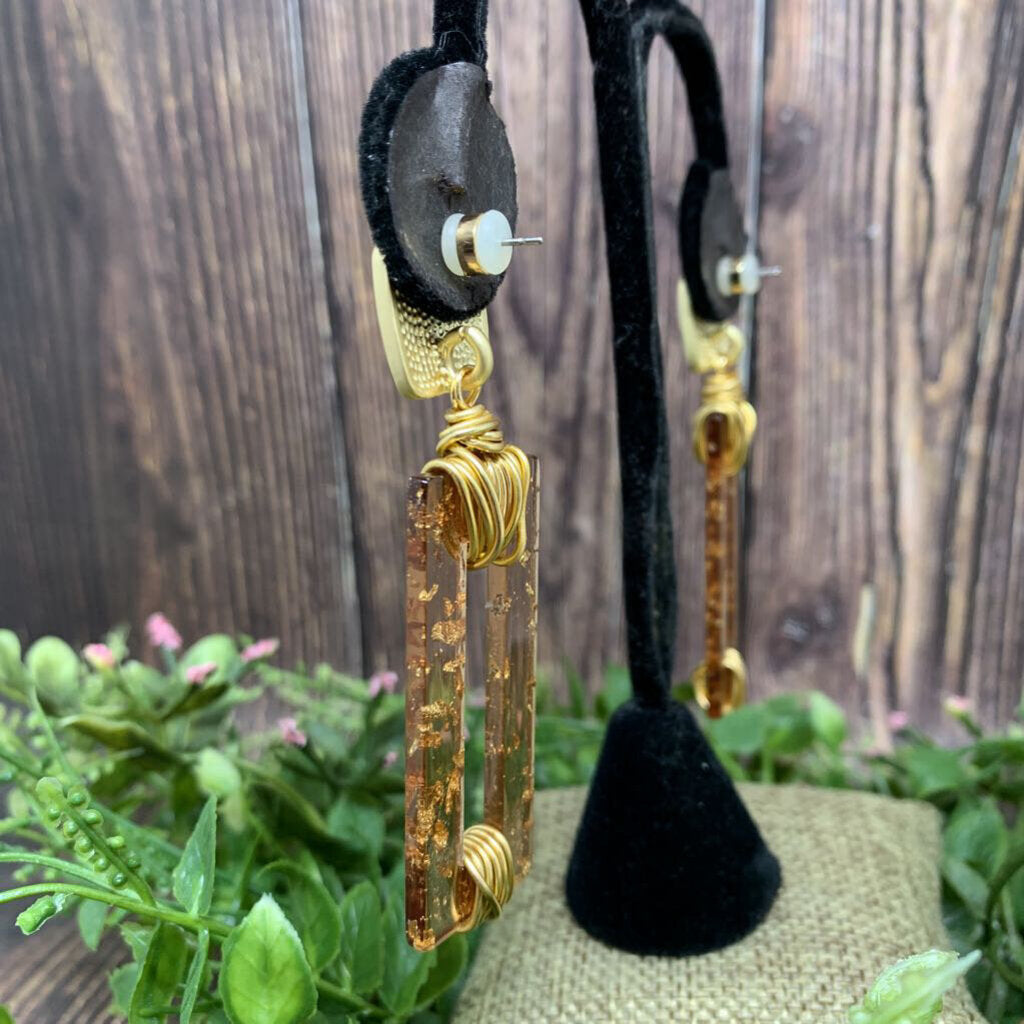 J Melissa Resin Earrings