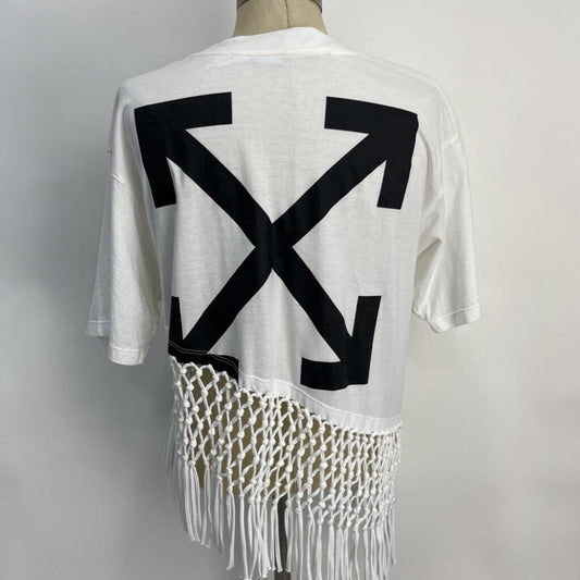 Off Main Label s/s fringed Shirt