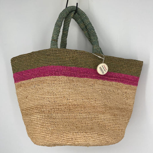 Manebi Raffia Tote