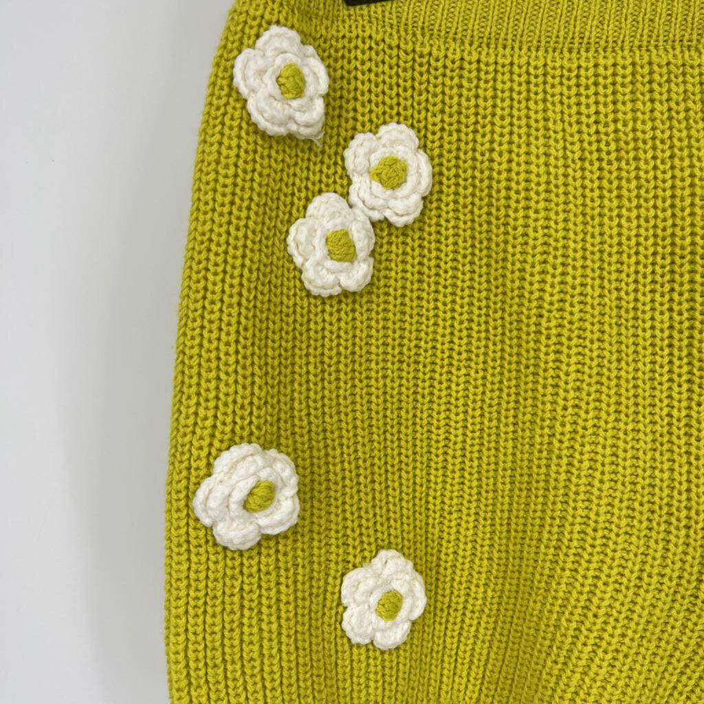 Flat White Knit Shorts
