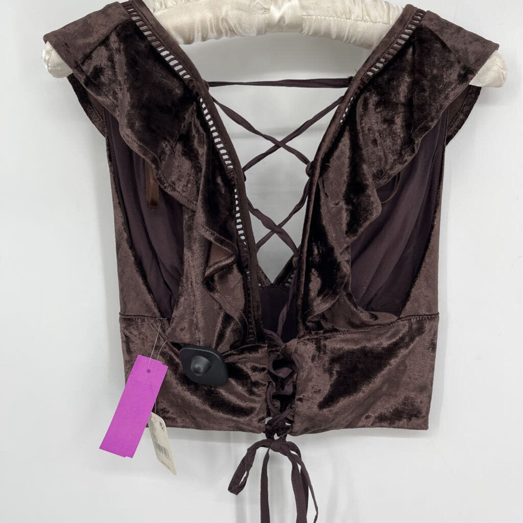FP Velvet Crop Slvls Shirt