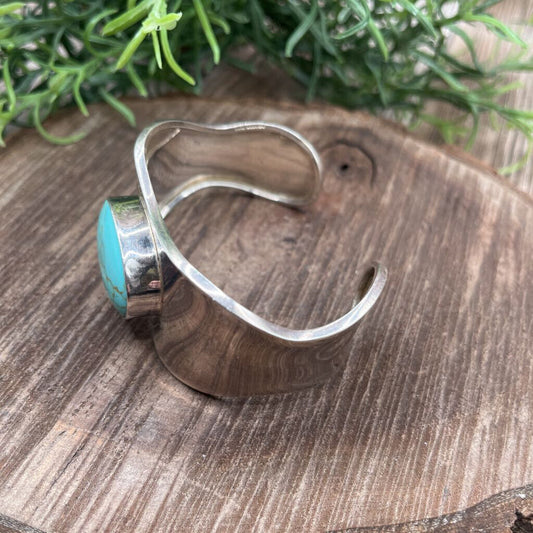 Sterling Stone Cuff