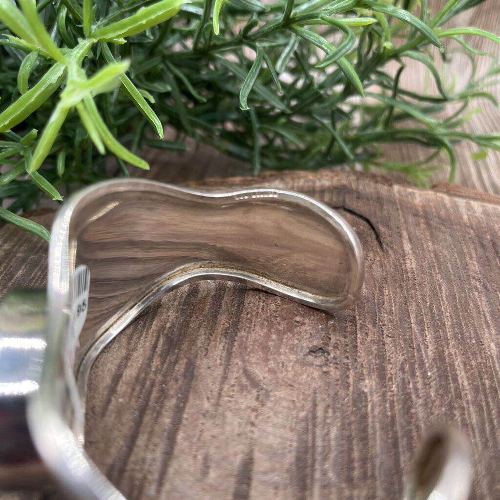 Sterling Stone Cuff