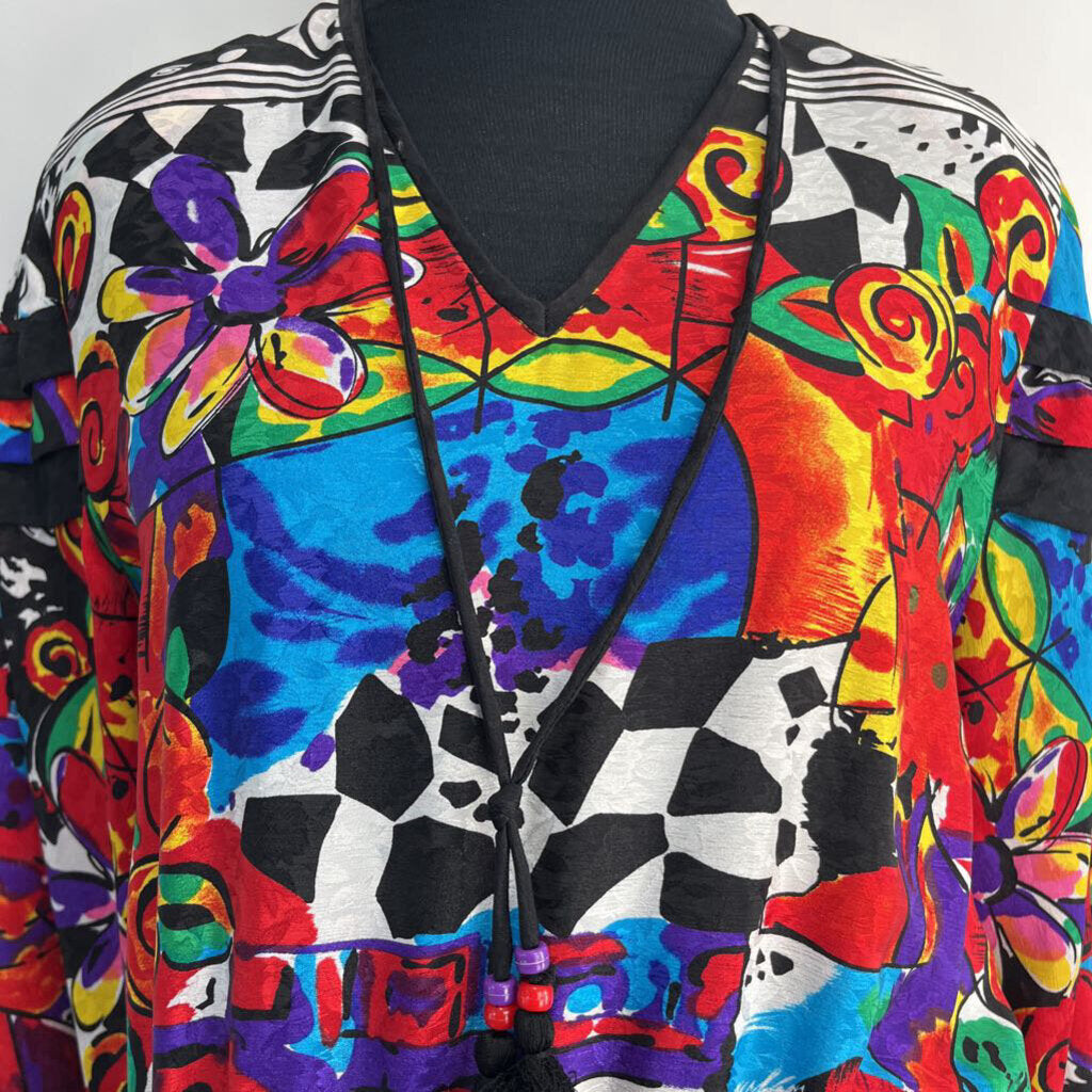 Diane Freis 2pc Multi Print Dress