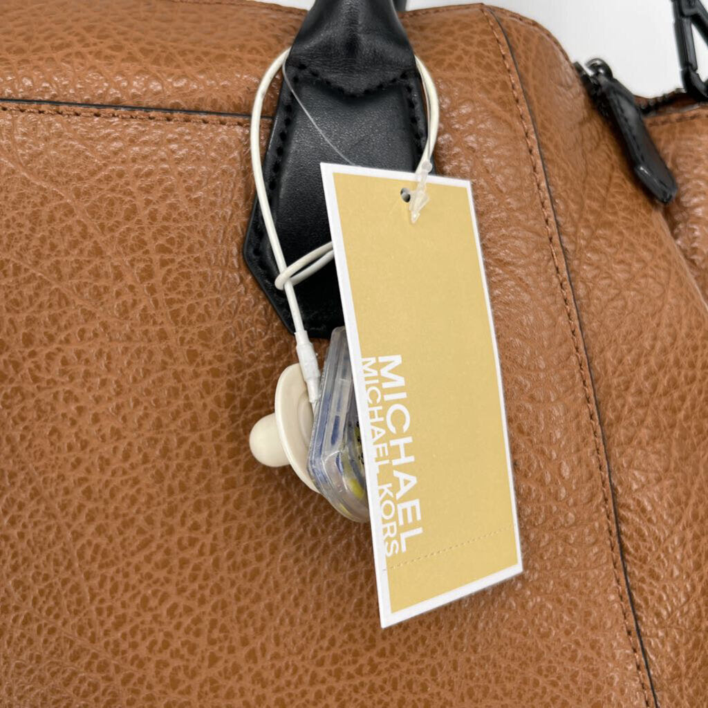 MK Leather Satchel