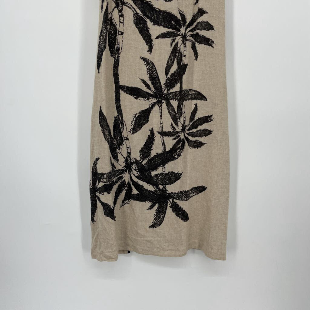 Anthro Slvls Palm Print Dress