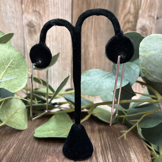 Versani Rectangle Hoop Earrings