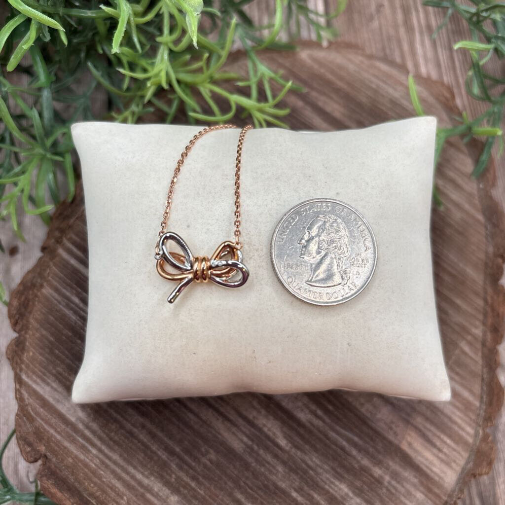 Swarovski Bow Necklace